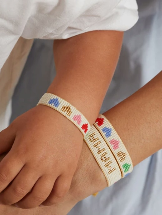 ensemble de bracelets hart mini and me rainbow hearts