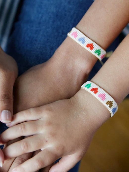 ensemble de bracelets hart mini and me rainbow hearts