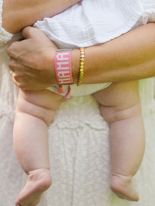 bracelet hart pink mama