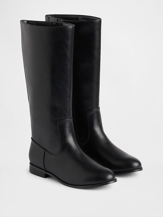 bottes déquitation en cuir végétalien