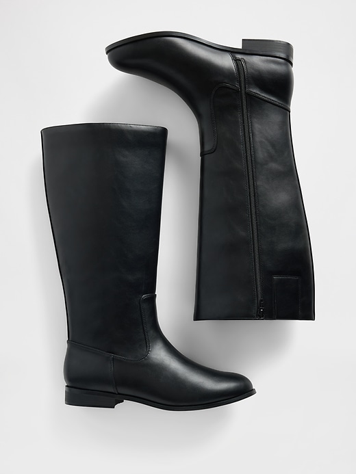bottes déquitation en cuir végétalien