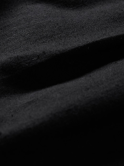 short taille haute en lin mélangé 365
