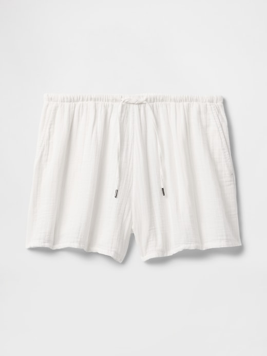 short facile en gaze de coton