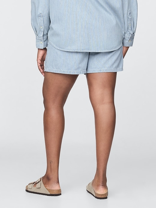 boxers en denim taille mi-haute facile