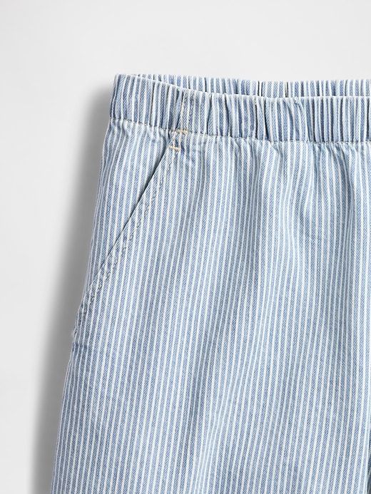 boxers en denim taille mi-haute facile