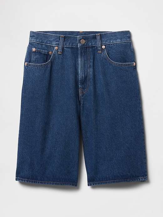 short en jean long taille mi-haute 11 pouces
