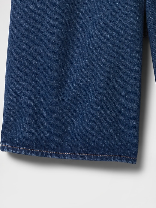 short en jean long taille mi-haute 11 pouces