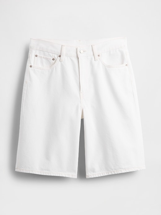 short en jean long taille mi-haute 11 pouces