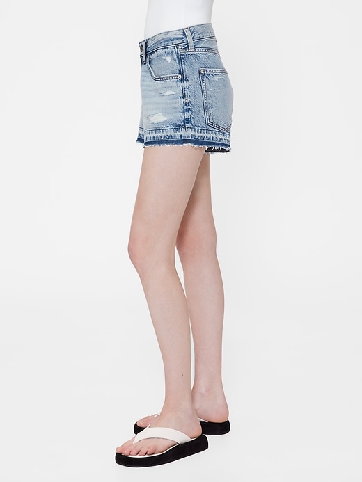short en jean gapstudio taille basse stride