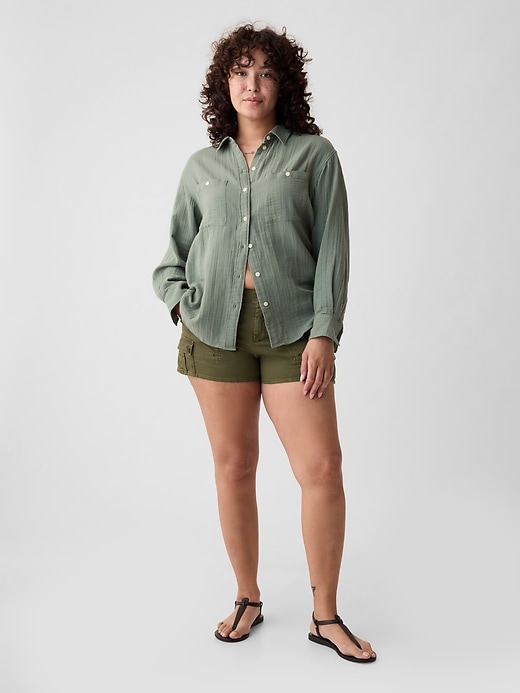 short cargo taille basse y2k 3