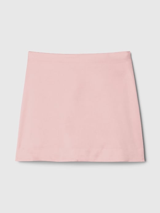 mini-jupe en satin