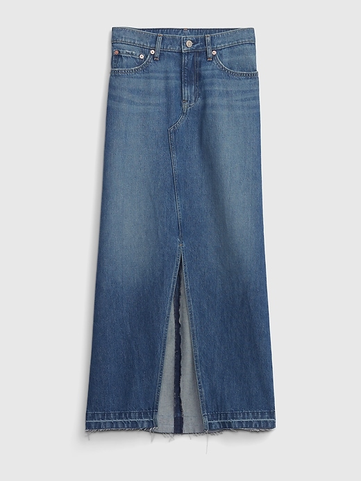 jupe longue en jean