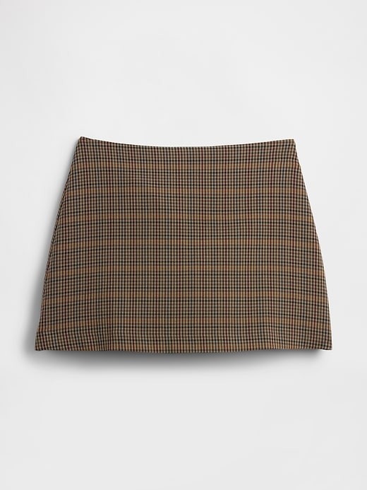 mini-jupe-short à chevrons