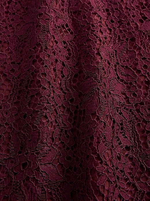 jupe longue en dentelle
