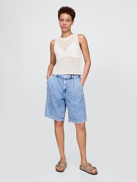débardeur 100 coton crocheté