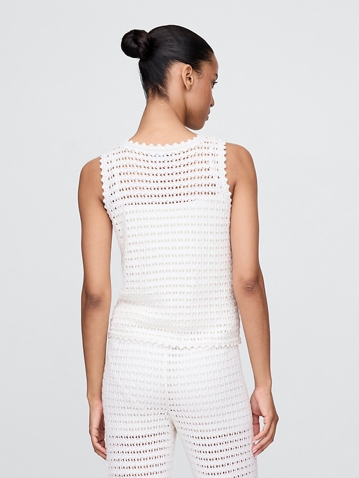 débardeur 100 coton crocheté