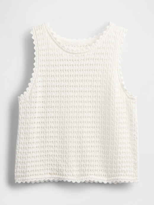 débardeur 100 coton crocheté
