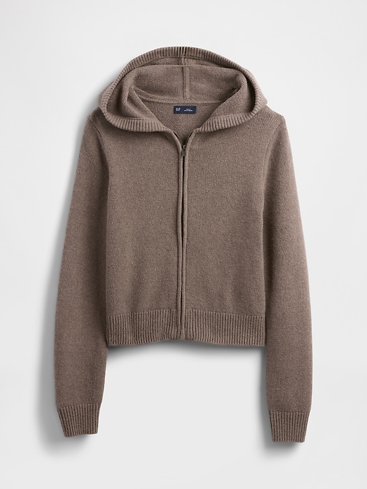sweat à capuche zippé cashsoft