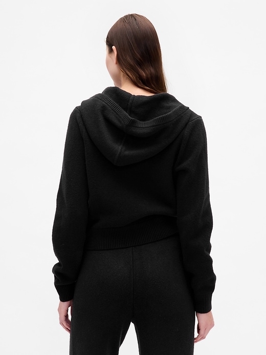 sweat à capuche zippé cashsoft