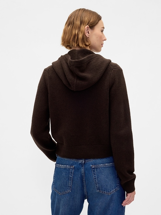 sweat à capuche zippé cashsoft