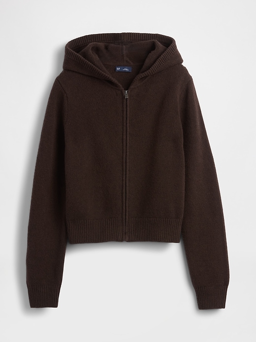 sweat à capuche zippé cashsoft
