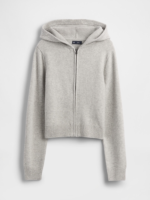 sweat à capuche zippé cashsoft