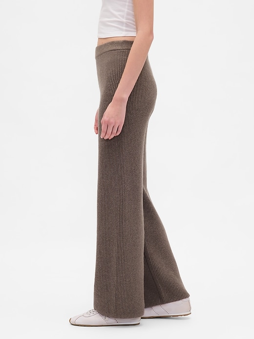 pantalon en maille cashsoft shaker-stitch