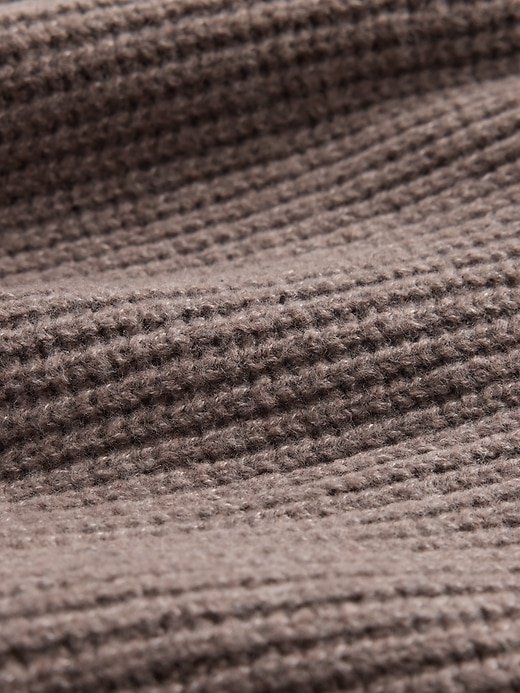 pantalon en maille cashsoft shaker-stitch
