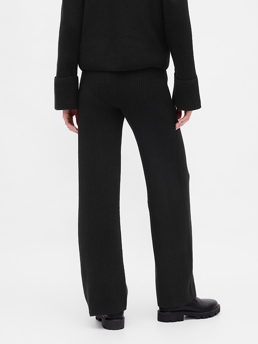 pantalon en maille cashsoft shaker-stitch
