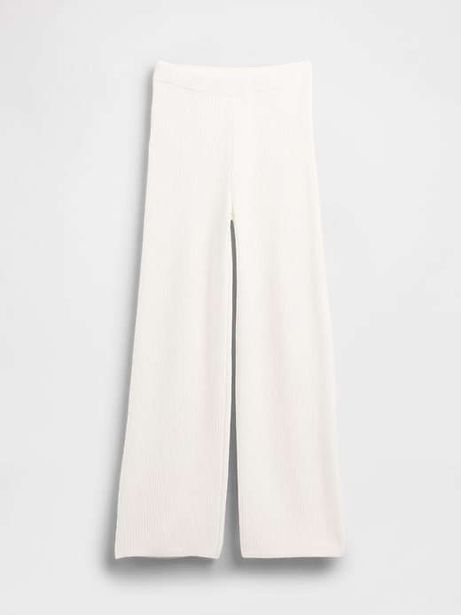 pantalon en maille cashsoft shaker-stitch