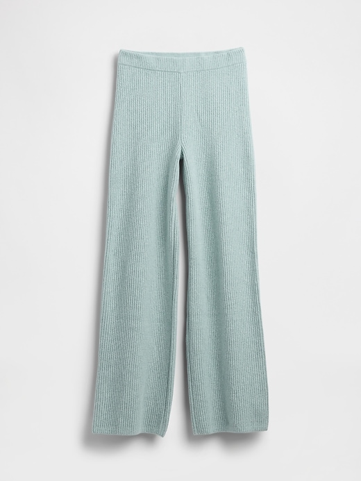 pantalon en maille cashsoft shaker-stitch