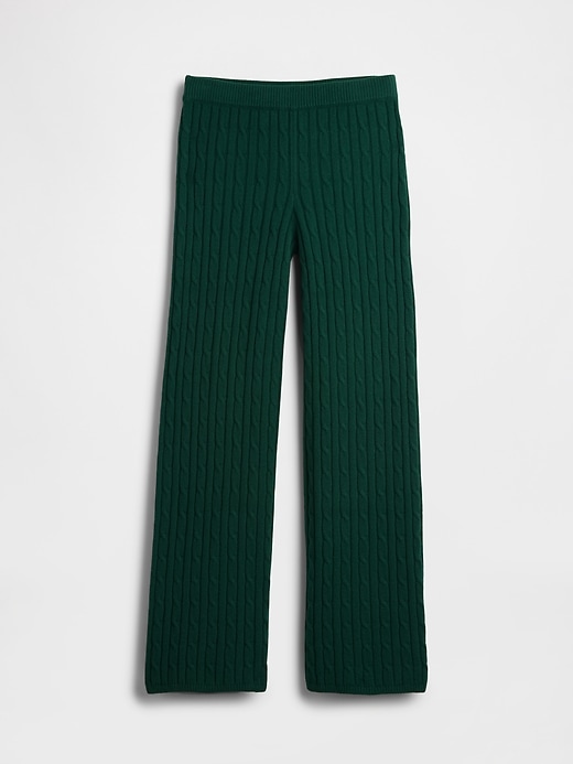 pantalon en maille torsadée cashsoft