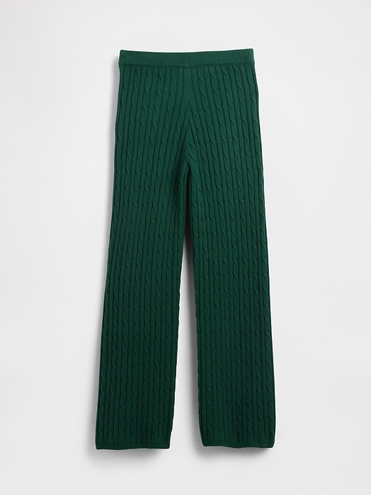 pantalon en maille torsadée cashsoft