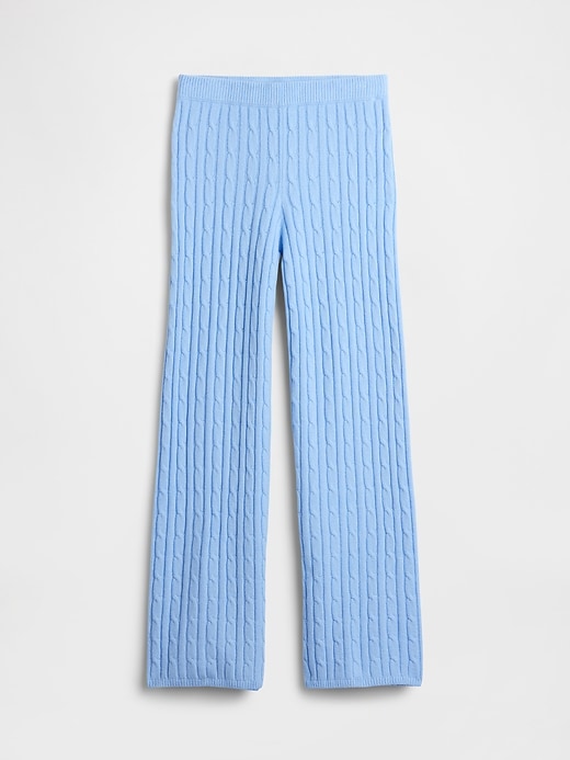 pantalon en maille torsadée cashsoft