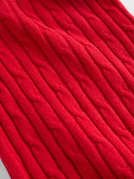 pantalon en maille torsadée cashsoft