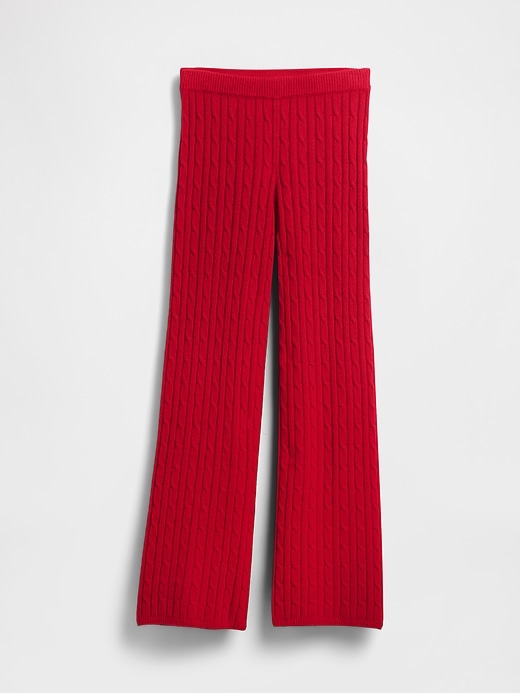 pantalon en maille torsadée cashsoft