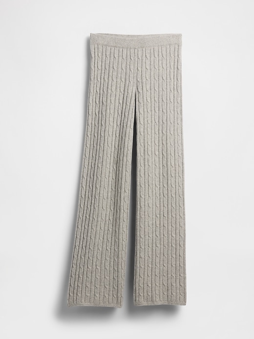 pantalon en maille torsadée cashsoft