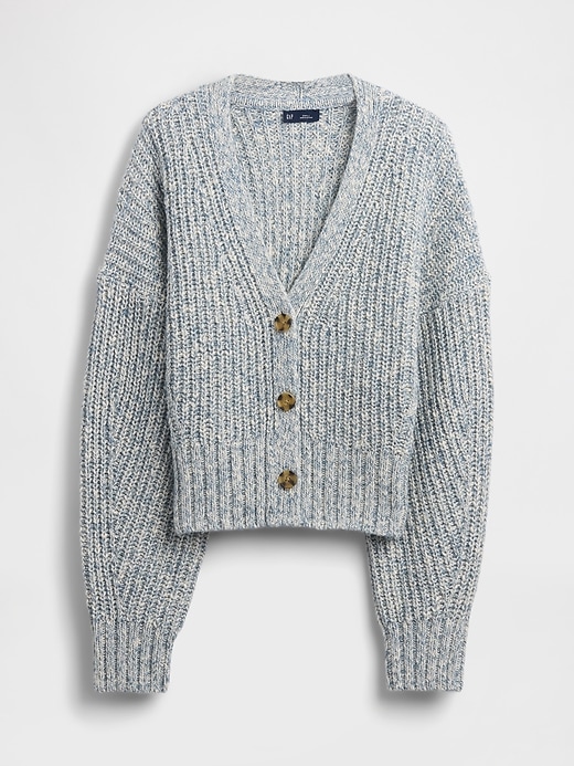 gilet court en mélange de coton