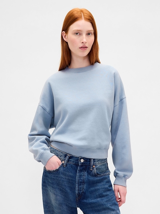 sweat-shirt vintagesoft wedge à col rond