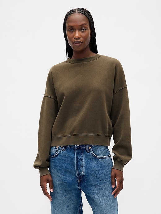 sweat-shirt vintagesoft wedge à col rond