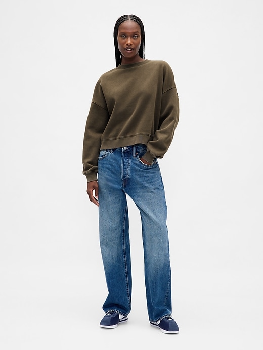 sweat-shirt vintagesoft wedge à col rond