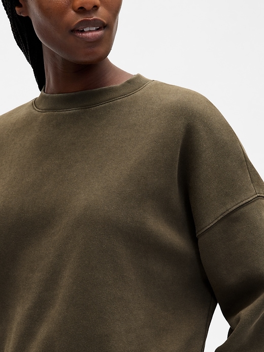 sweat-shirt vintagesoft wedge à col rond