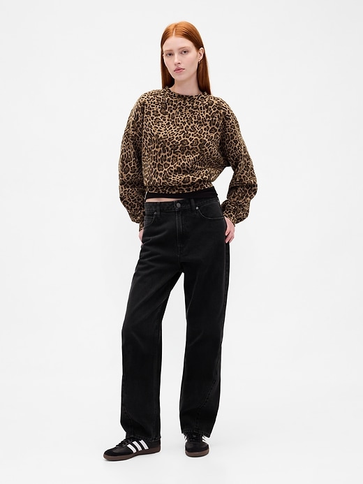 sweat-shirt vintagesoft wedge à col rond