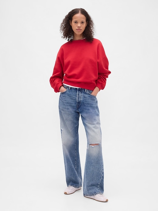 sweat-shirt vintagesoft wedge à col rond