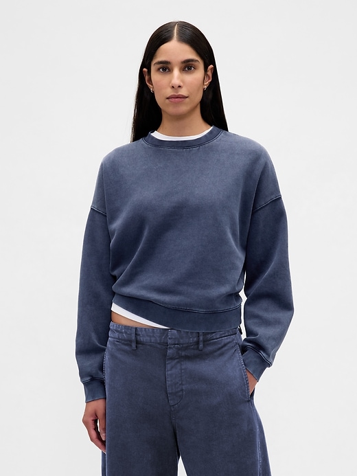 sweat-shirt vintagesoft wedge à col rond