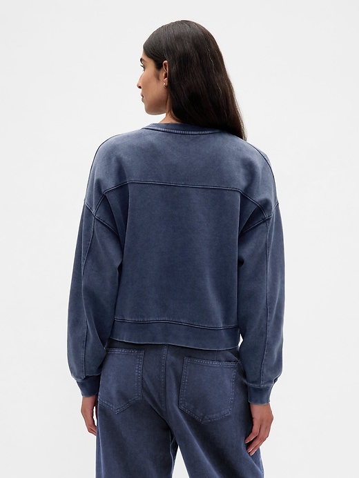 sweat-shirt vintagesoft wedge à col rond