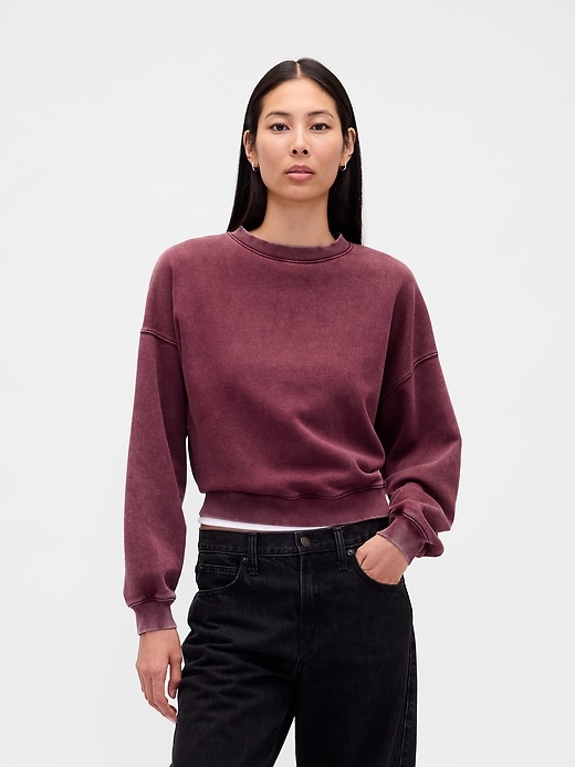 sweat-shirt vintagesoft wedge à col rond