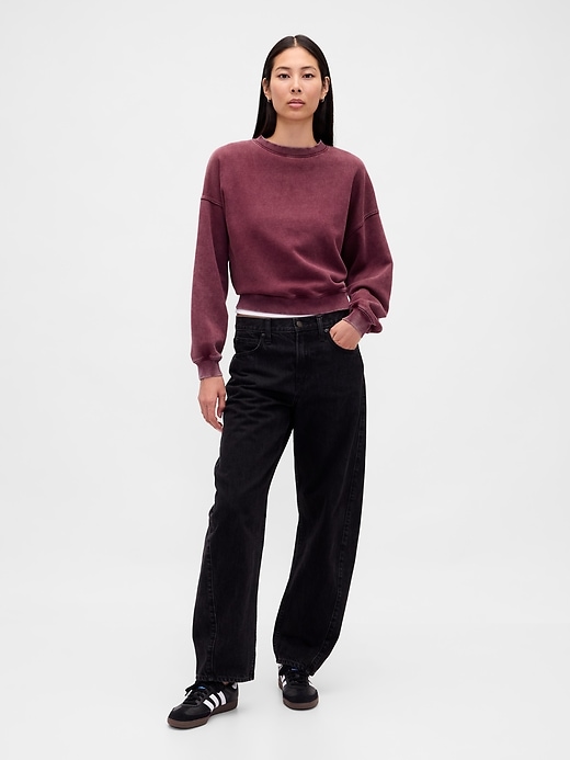 sweat-shirt vintagesoft wedge à col rond