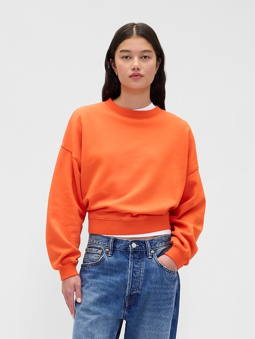 sweat-shirt vintagesoft wedge à col rond