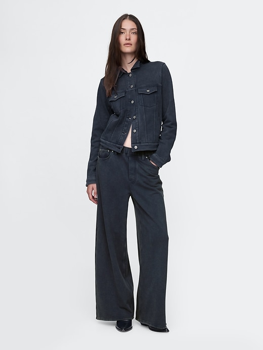 pantalon de survêtement ample et confortable en jean épais